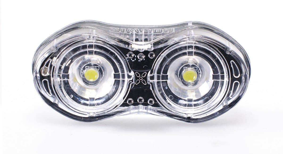 Simson Koplamp Eyes Usb Led Oplaadbaar Zwart