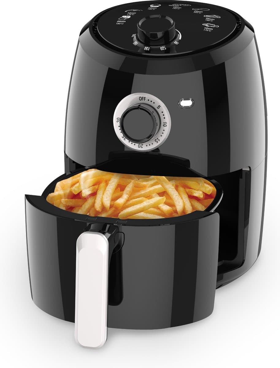 Daewoo DHFRYER Airfryer - Heteluchtfriteuse - 1000 Watt - Compact - 2.4 Liter - Timer