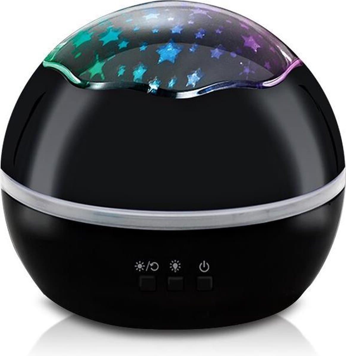 SterrenHemel NachtLamp - Roterende Projector - Galaxy Projector - Zwart