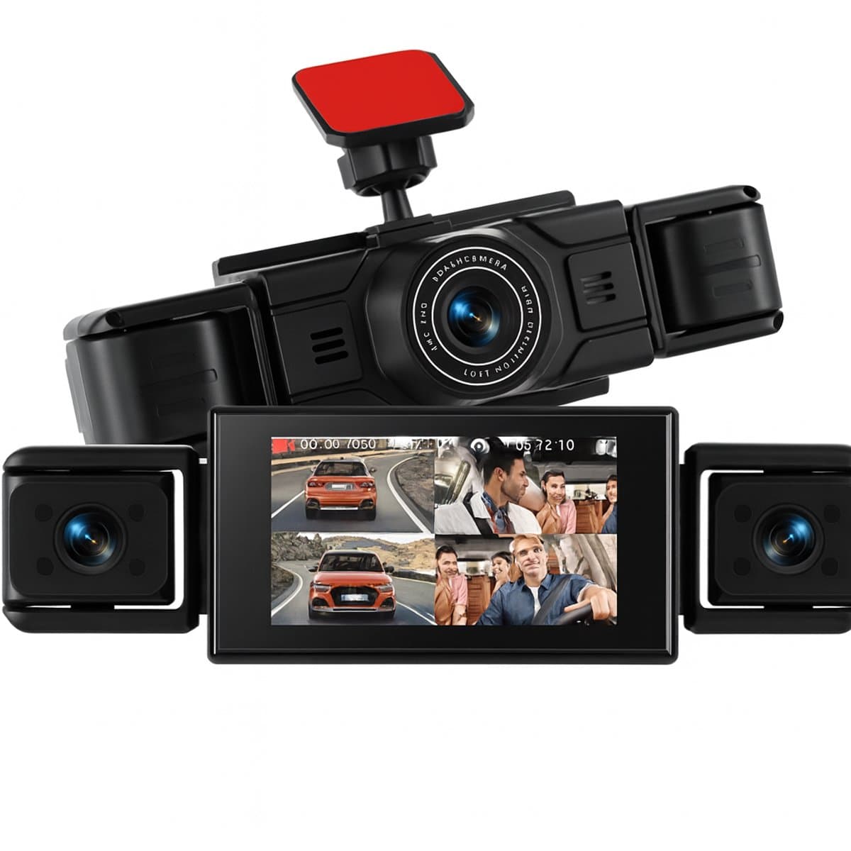 CYRO - Dashcam - Dashcam voor Auto - Dashcam voor auto Voor en Achter - Nachtzicht - Bewegingsdetectie - Parking Monitor - Zwart