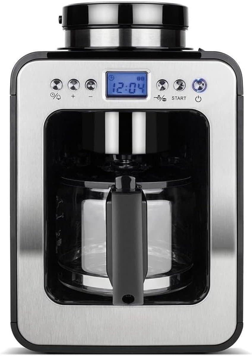 SNJY® Koffiemachine met Bonen - Volautomatische Koffiemachine - Espressomachine - 600 W - Zwart