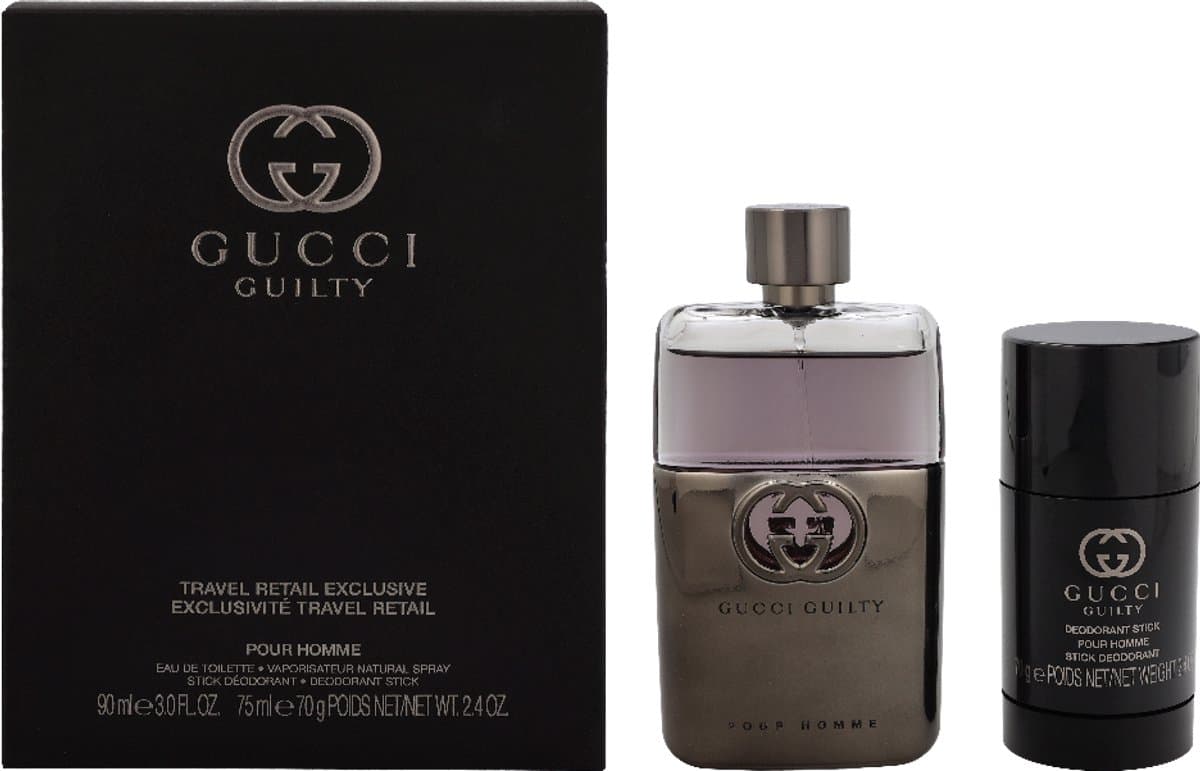 Gucci Guilty Pour Homme Gift Set Eau de Toilette 90 ml + deodorant stick 75 ml