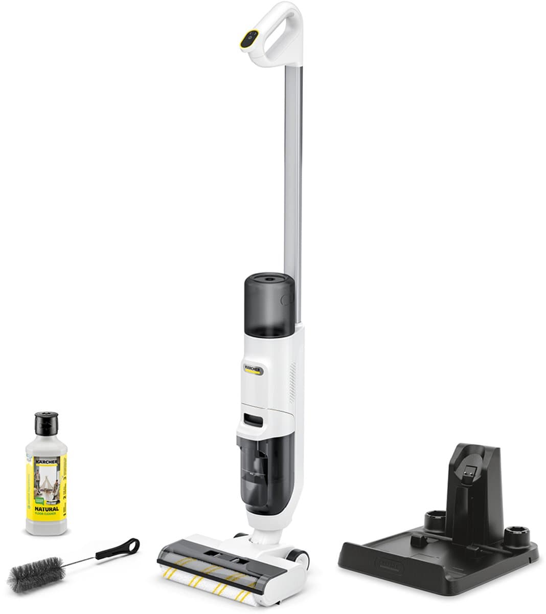 Kärcher FCV 2 vloerreiniger met zuigfunctie - 3-in-1 Xtra!Clean - Looptijd accu: 25 min - Oppervlakteprestatie 110 m² - Schoonwatertank 800 ml - Vuilwatertank 425 ml