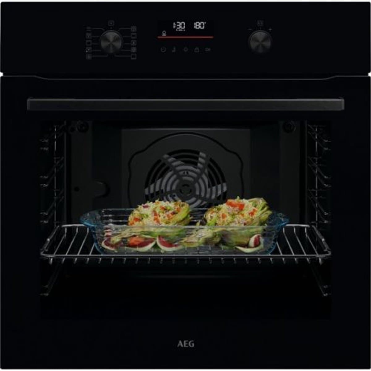 AEG TU5PB40SK @ Inbouwoven Hetelucht Oven | Pyrolyse Zelfreiniging | SurroundCook | A++ | Max Volume 72 L
