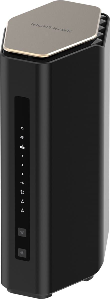 NETGEAR Nighthawk RS600 - Router - WiFi Versterker - WiFi 7 - 18000 Mbps - Tri Band