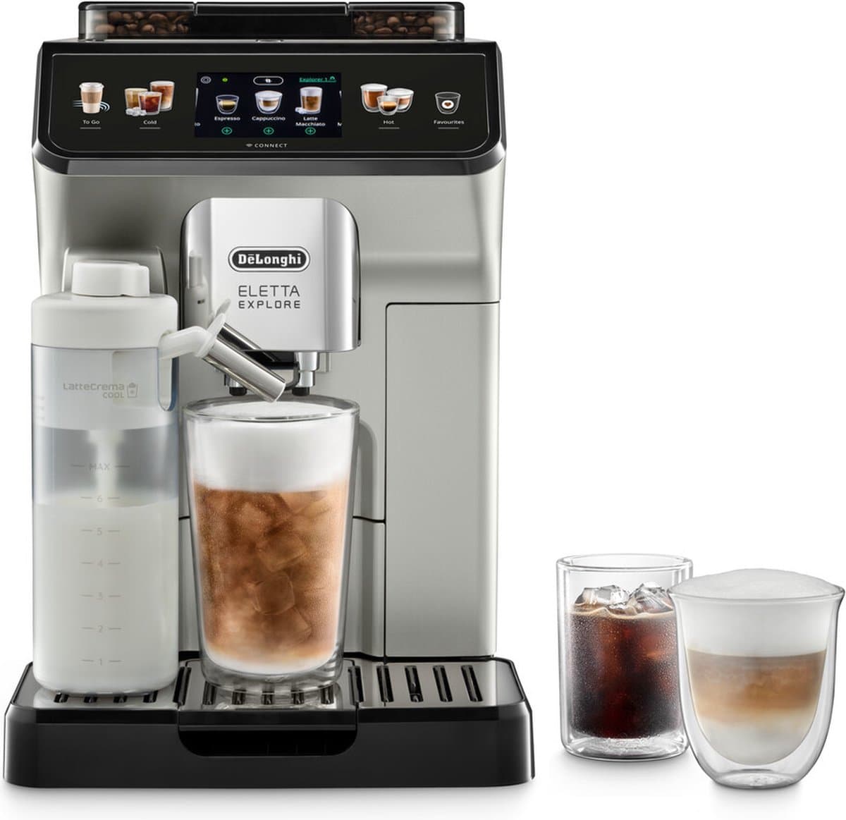 De'Longhi Eletta Explore ECAM450.65.S - Volautomatische espressomachine - Silver