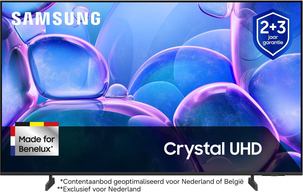 Samsung UE50U7000F - 50 Inch - 4K LED - 2025 + 3 jaar extra garantie - Smart TV