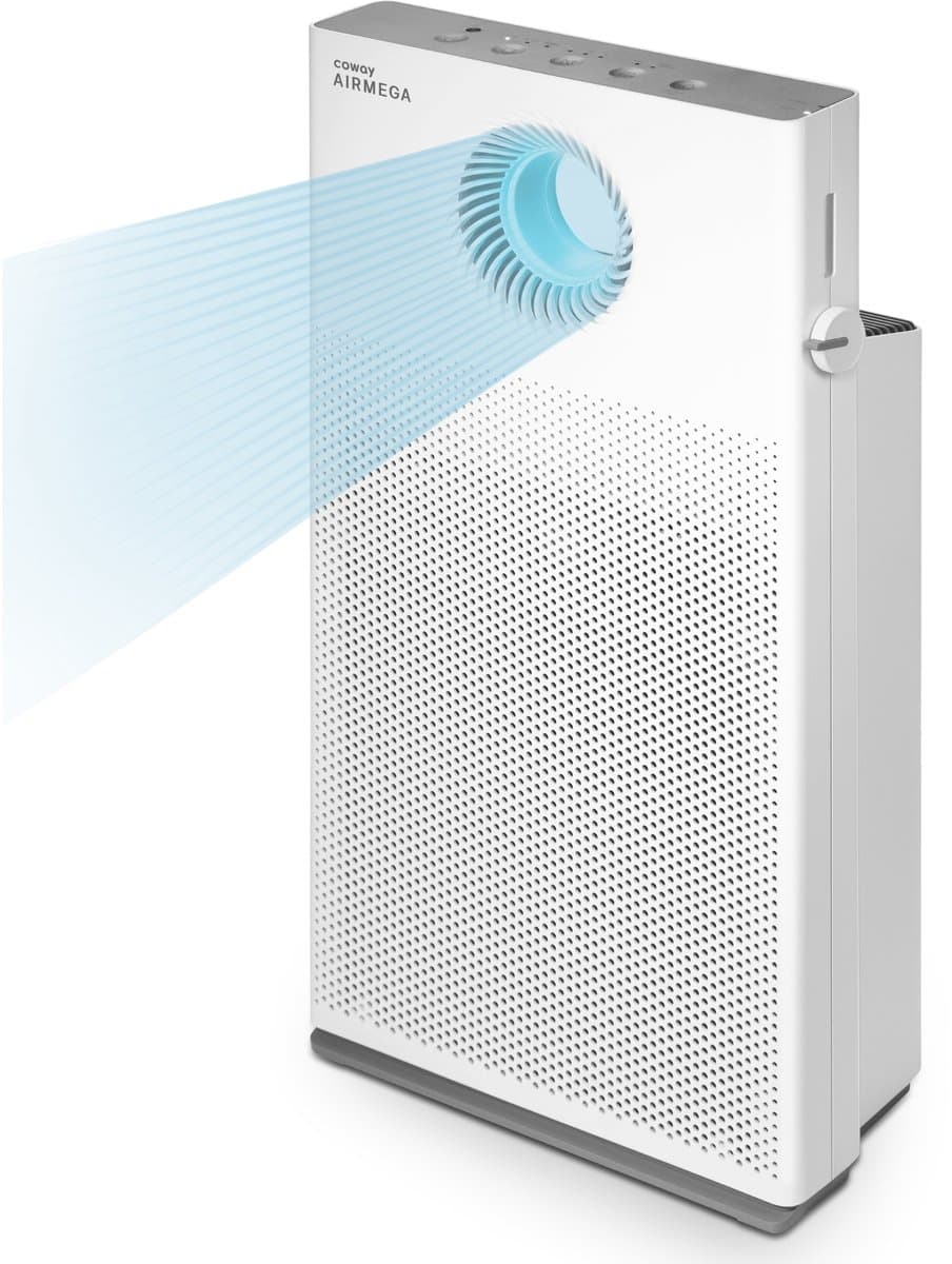 Coway Airmega Jet Luchtreiniger - Air Purifier - 402 m³/u - Wasbaar pre-filter + HEPA filter + koolstoffilter - Verwijdert tot 99,97% van ultrafijne deeltjes - Tegen stof, pollen en allergenen - Fluisterstil (20 dB)