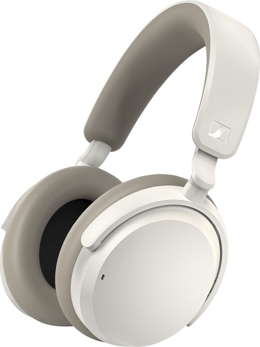 Sennheiser Accentum Wireless - Draadloze over-ear koptelefoon met Noise Cancelling - 50u batterij - Snelladen - 2 Microfoons - Wit