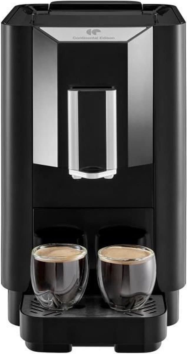 Espressomolenmachine - CONTINENTAL EDISON - CECFAUTOB - 19 Bar - 1450 W - Zwart