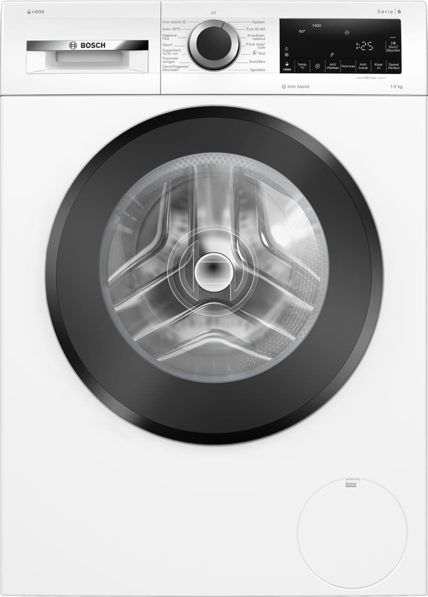 Bosch WGG244FONL - Serie 6 - Wasmachine met stoom - 9 kg - 1400 rpm - Automatisch doseren - Iron Assist: vermindert kreukels tot 50% - Energielabel A - Bespaar water met Active Water Plus