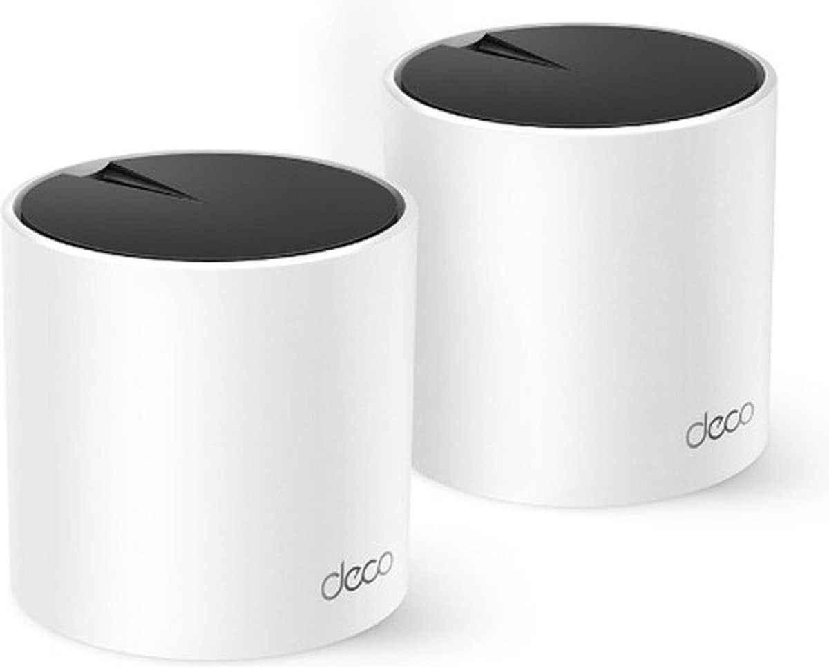 TP-Link Deco X55 - Mesh WiFi - WiFi Repeater - WiFi 6 - 3000 Mbps - 2-Pack