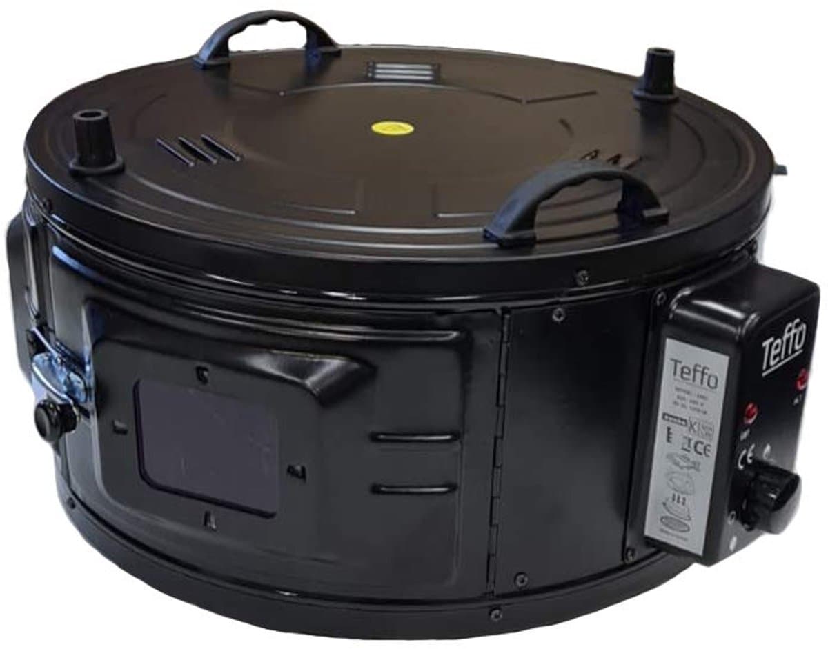 Teffo Ronde Elektrische Oven 32L – Vrijstaande Elektrische Oven met Thermostaat voor Bakken en Grillen