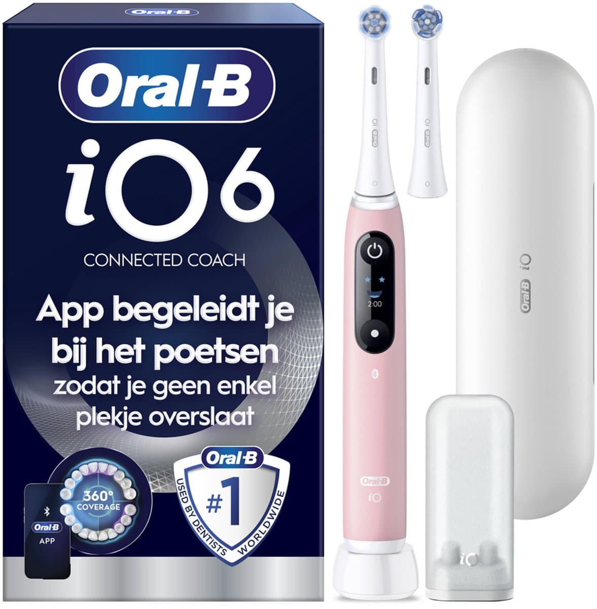 Oral-B iO 6N Elektrische Tandenborstel - Roze