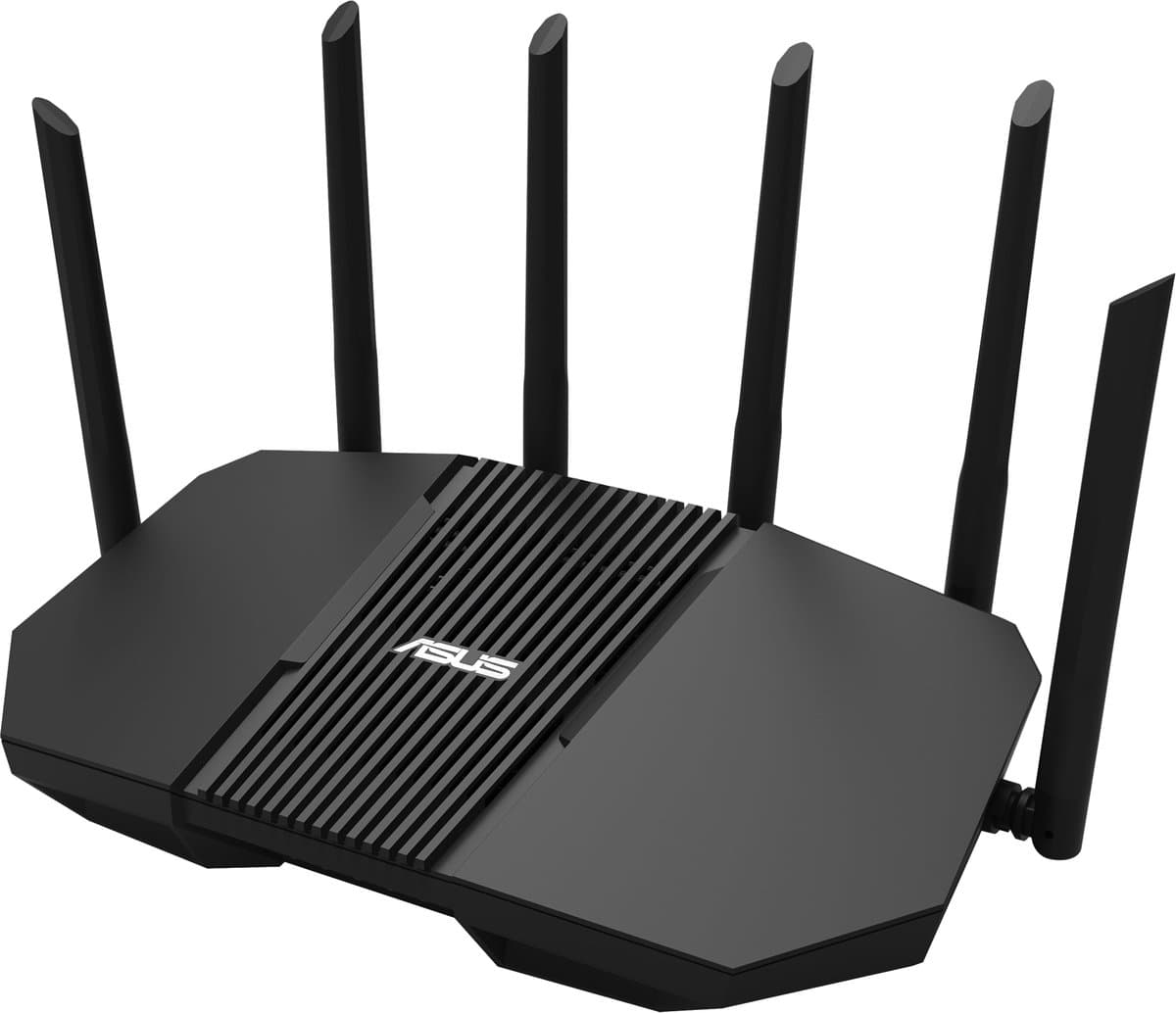 ASUS RT-BE90U BE9400 Tri-band WiFi 7 AiMesh Extendable Router, Quad 2.5 ports, 4K-QAM, MLO