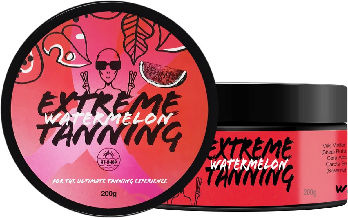 Extreme Tanning - Watermelon - 200ml - zonnebankcreme | Zonnebank | At-Shop | Sneller bruin | Zonnecreme | Zonnebrand|