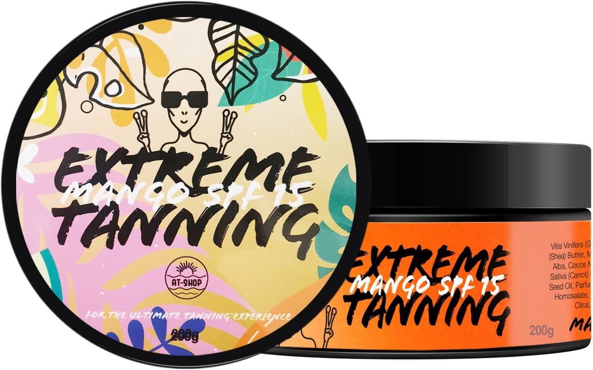 Extreme Tanning SPF 15 Tropisch - 200 ml - Zonnebankcreme - Zonnebrandcreme - Zonnebankcreme met bronzer - Zonnecreme