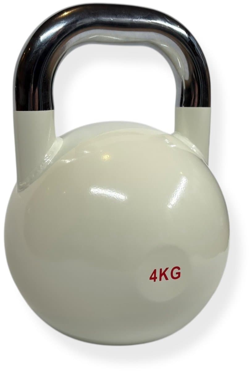 Padisport Kettlebell 4 Kg - Kettlebell 4 Kg - Gewichten 4 Kg - Staal - Fitness & Krachttraining