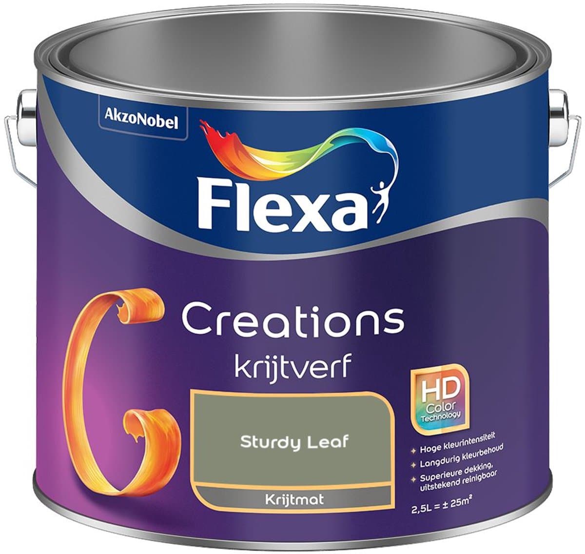 Flexa - Creations Muurverf Krijt - Sturdy Leaf - Mengverf - 2,5 L