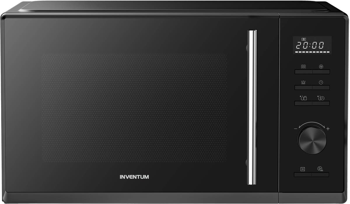 Inventum MN267CB Combimagnetron - 26L - 900W - Hetelucht- en grillfunctie - 10 kookprogramma's - 4 combistanden - Ontdooifunctie - Kinderslot - Zwart