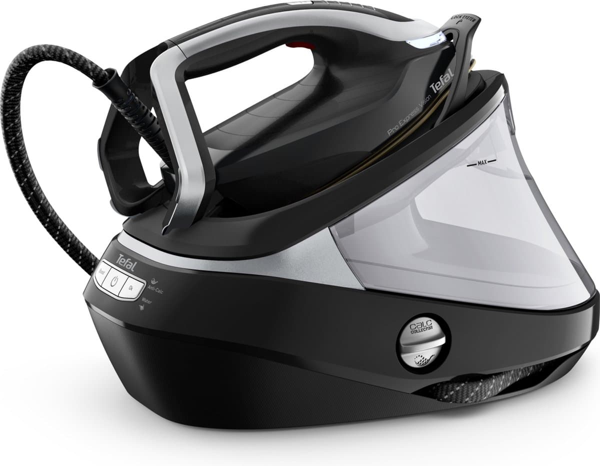 Tefal Pro Express Vision GV9821 - Stoomgenerator - 3000W - Zwart/Zilver