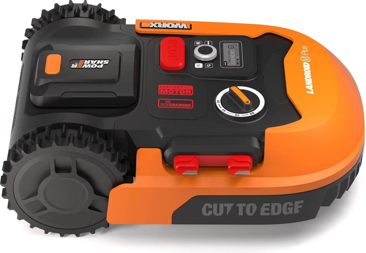 Worx Landroid M500 Plus - Robotmaaier - Geschikt voor oppervlakte (max.) 500 m² - Inclusief laadstation