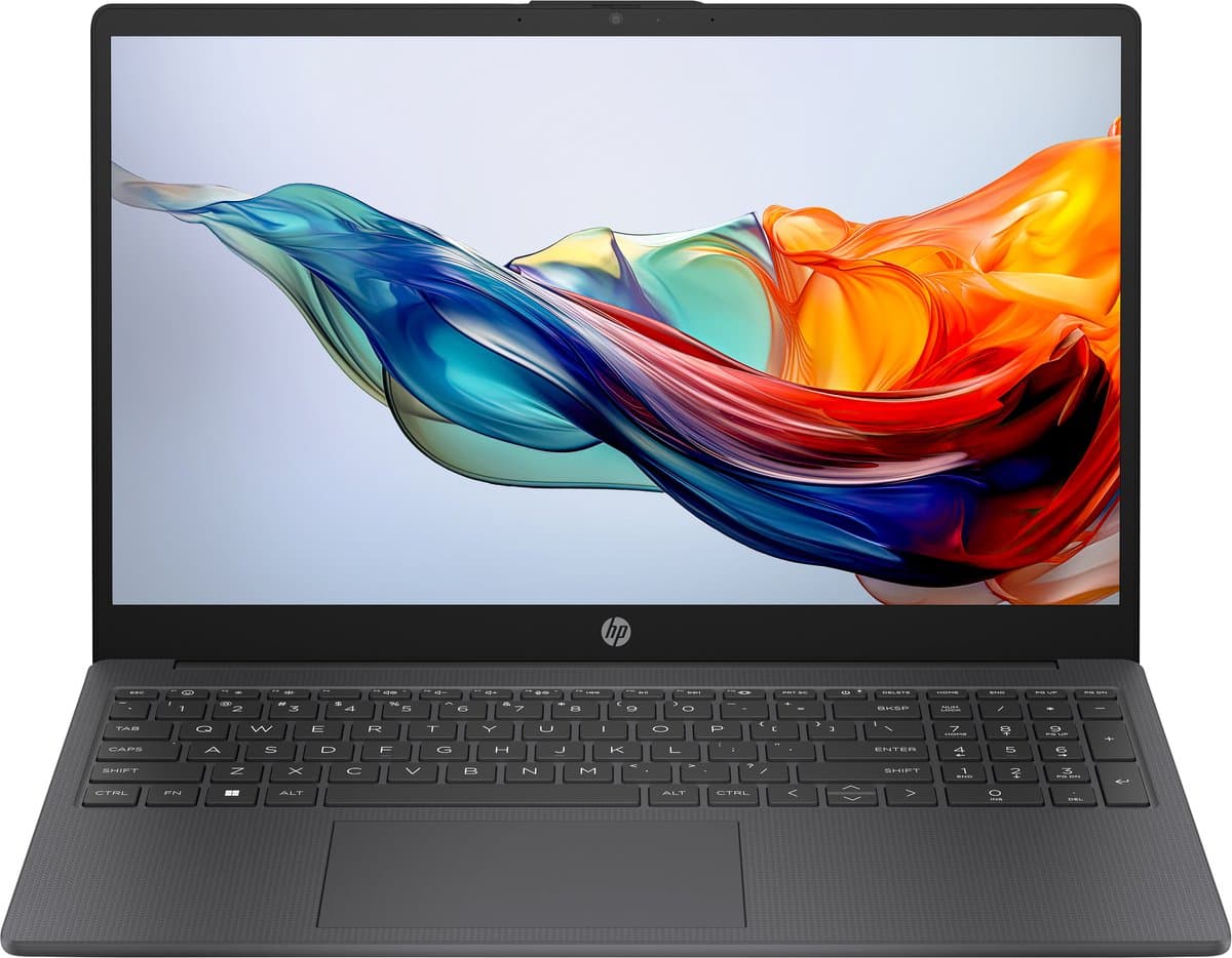 HP 15-fc AMD Ryzen™ 5 7520U Laptop 39,6 cm (15.6") Full HD 16 GB LPDDR5-SDRAM 1 TB SSD Wi-Fi 6 (802.11ax) Windows 11 Pro Grijs