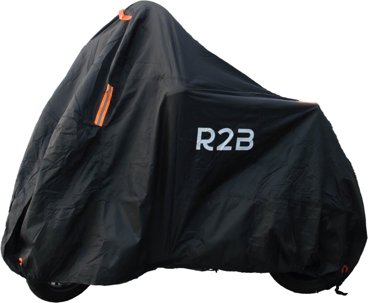 R2B Scooterhoes & Motorhoes Waterdicht buiten - Universeel - Oxford 300D Waterdicht - Geschikt voor Windscherm - Scooter hoes incl. Opbergzak