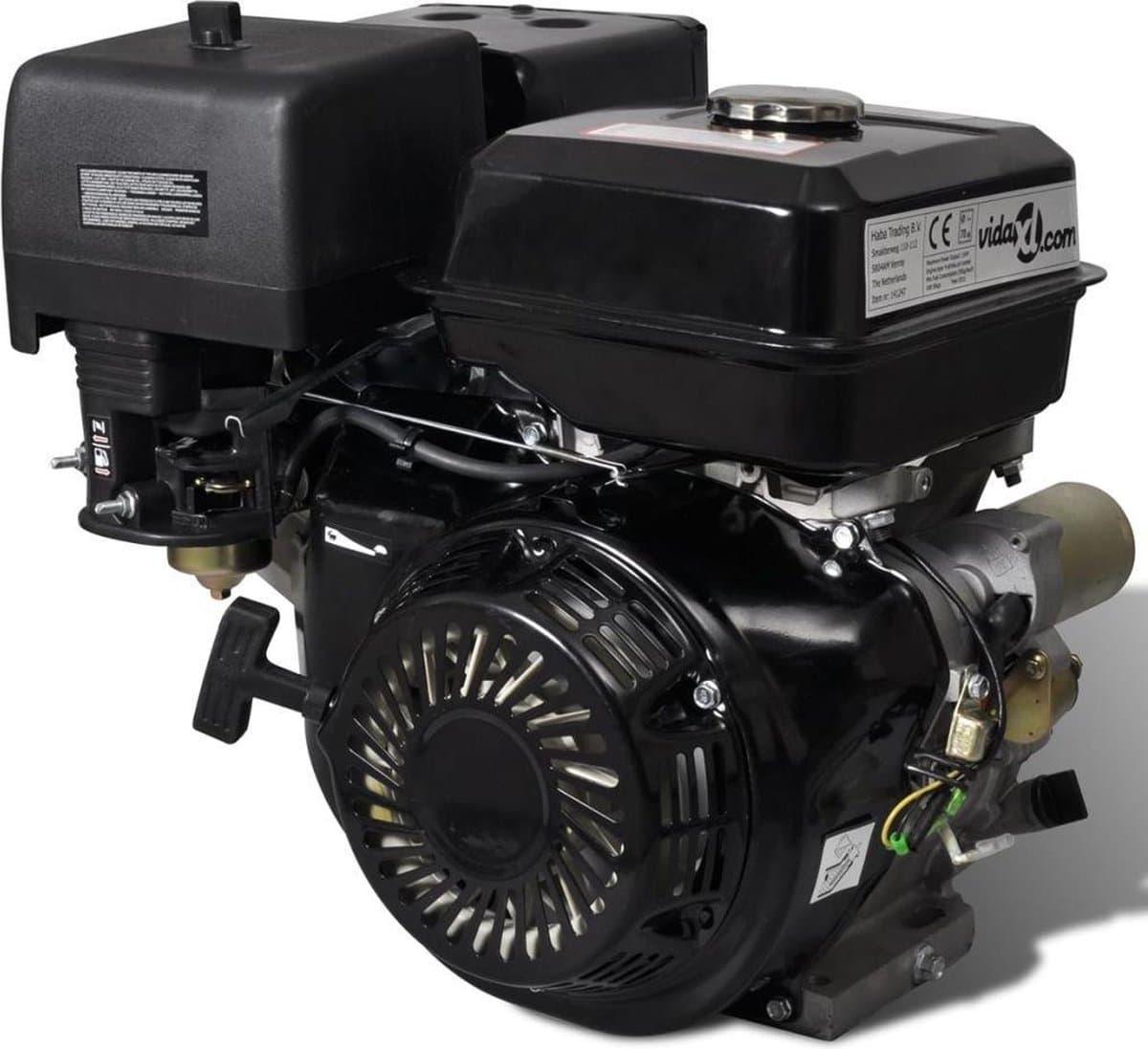vidaXL - Benzinemotor - 15 - pk - 11 - kW - zwart