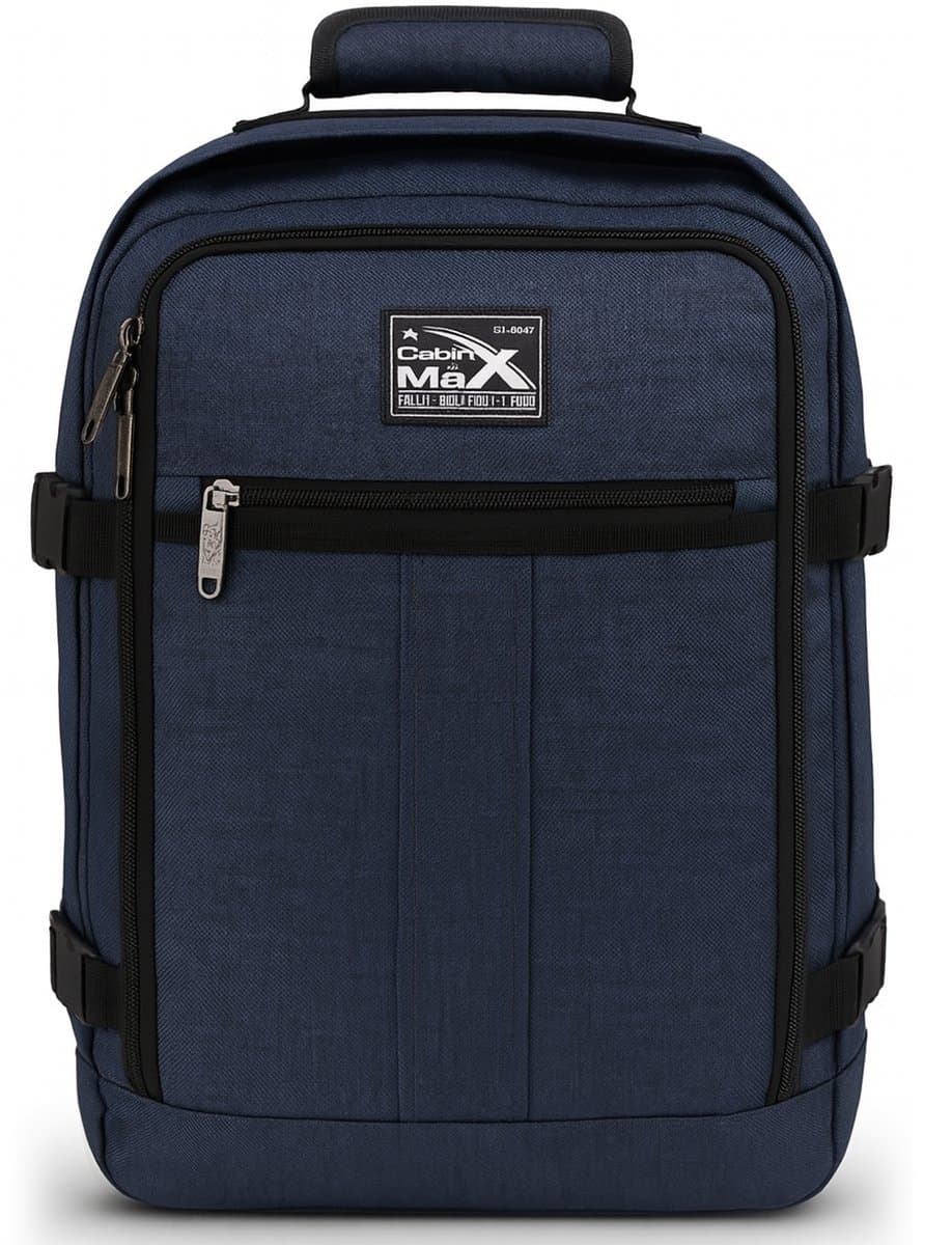 CabinMax Metz Reistas – Handbagage 24L Wizz Air – Rugzak Transavia – Schooltas - 40x30x20 cm – Compact Backpack – Lichtgewicht – Atlantic Bauw