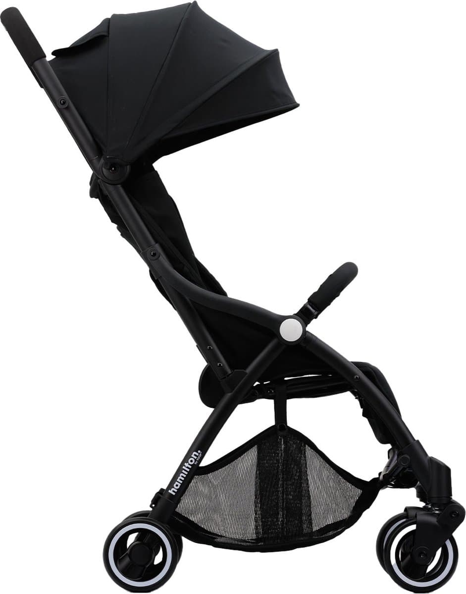 Hamilton by Yoop S1 Plus Buggy - MagicFold - Tot 22 kg - Compacte Wandelwagen - Inklapbare Plooibuggy - Reisbuggy - Zwart