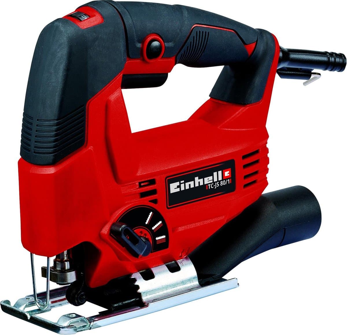Einhell Elektrische Decoupeerzaag TC-JS 80/1 - 550 W - Slagfrequentie 1000-3000 t/min - Slaghoogte: 20 mm - Versteksneden: max. 45°