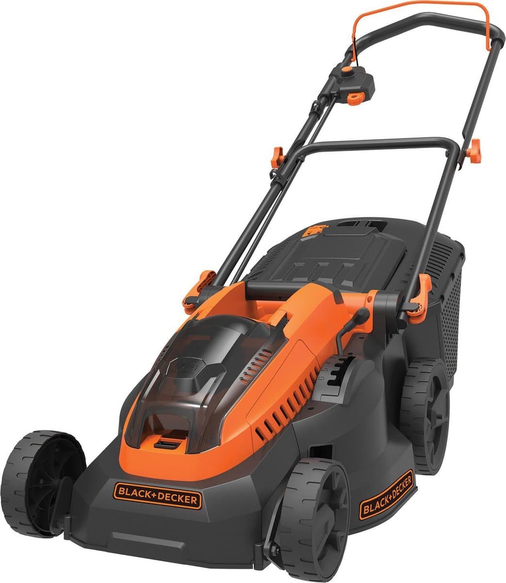 BLACK+DECKER Grasmaaier 36V 2x 2.5Ah Lithium-ion 38cm maaibreedte voor gazons tot 600m² - CLM3825L2-QW