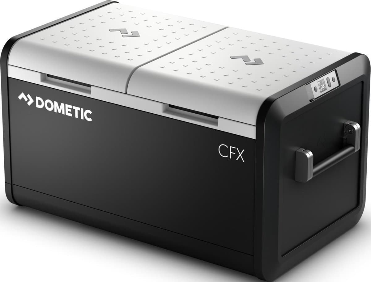 Dometic CFX3 75DZ Dual zone compressor koeler/vriezer - 74L - 12/24/230v - Energieklasse D - zwart/grijs