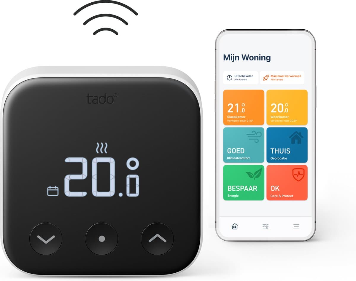 tado° Draadloze Temperatuursensor X – Uitbreiding – Werkt alleen met tado° X Bridge / Thermostaat / Starterkit