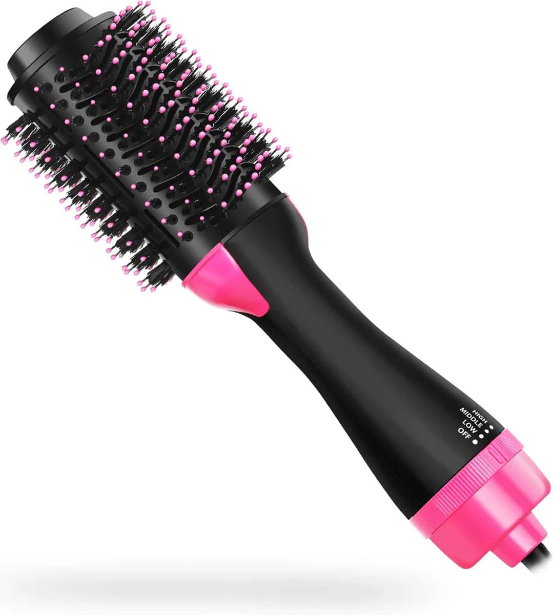 Föhnborstel 3-in-1 - Keramische Magic Hair-Brush - Multifunctioneel voor Föhnen, Stijlen & Krullen - fohn - krulborstel - ronde borstel - haardroger met borstel - haar droger - haardroger met brush - haarstyler