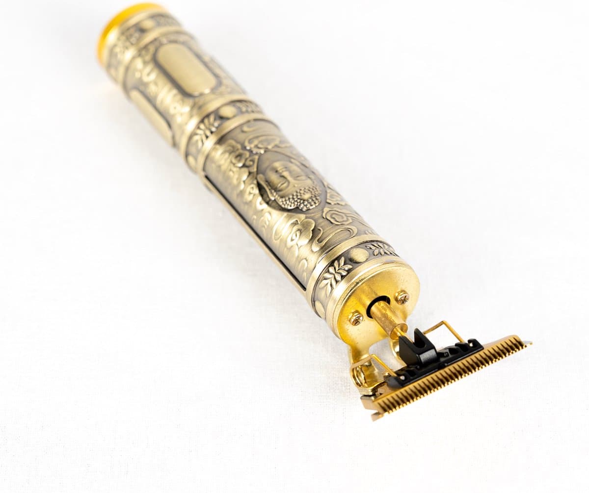 Gouden Baardtrimmer, Tondeuse & Scheerapparaat - Elektrisch, Oplaadbaar, Waterdicht & Draadloos, Buddha
