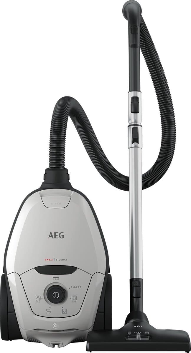 AEG VX82-1-2MG EcoLine - Stofzuiger met zak - Mineral Grey - Hepa 13