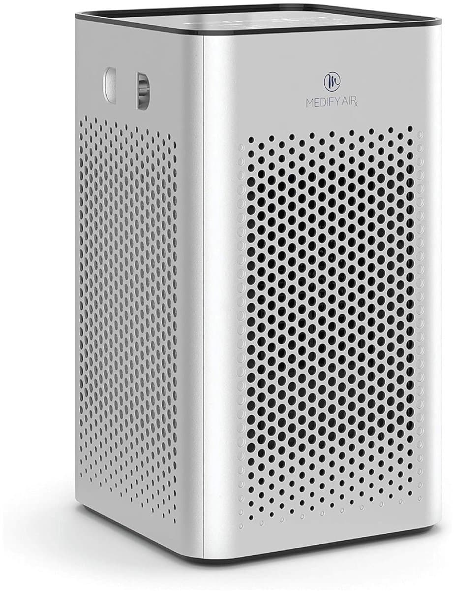 Medify Air MA-25 Luchtreiniger – 170 m³/u Air Purifier – HEPA H13 Filter & Touchbediening – Nachtmodus – Luchtfilter tegen Hooikoorts, Allergieën & Huisstofmijt – Zilver