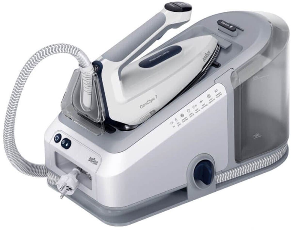 Braun CareStyle 7 Pro IS7262GY - Stoomgenerator - Automatische Instellingen - Halveert Strijktijd - Grijs