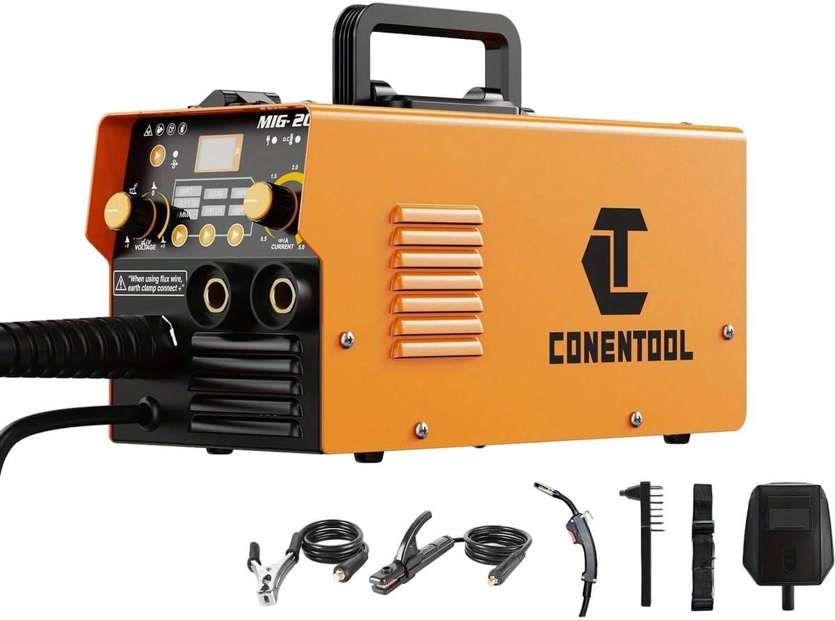 MIG Lasmachine – MMA Lasapparaat – TIG Lasser – Lasinverter – 3-in-1 Lasmachine MIG-200 – 200A Stroom – IGBT Inverter Technologie