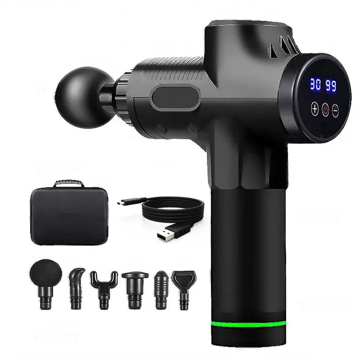 Tresaro Diepe Spiermassage Pistool - Elektrische Percussie Massager Voor Lichaam, Nek, Rug, Benen, Fitness Tool
