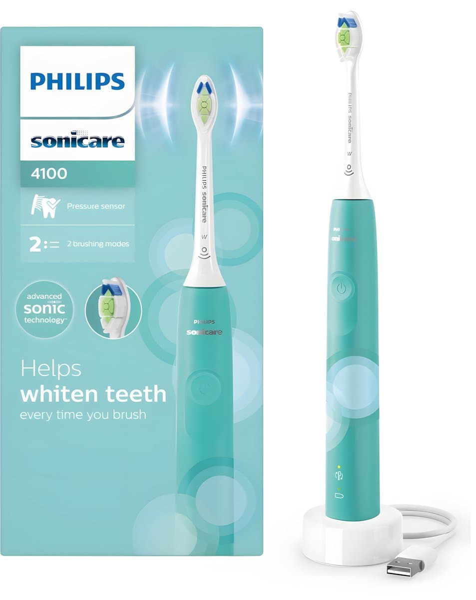 Philips Sonicare ProtectiveClean 4100 - Sonische Tandenborstel - 62000 trillingen - Druksensor - 2 weken batterij
