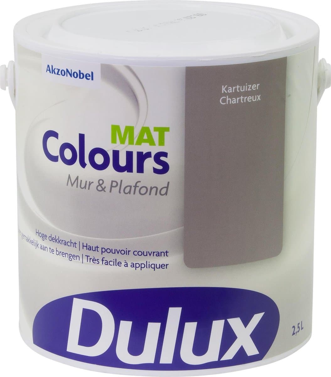 Dulux Colours Mur & Plafond - Mat - Kartuizer - 2,5 Liter