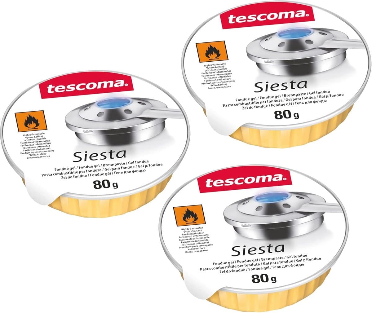 Fondue Brandpasta Set - 3-delige Set voor Perfecte Fondue