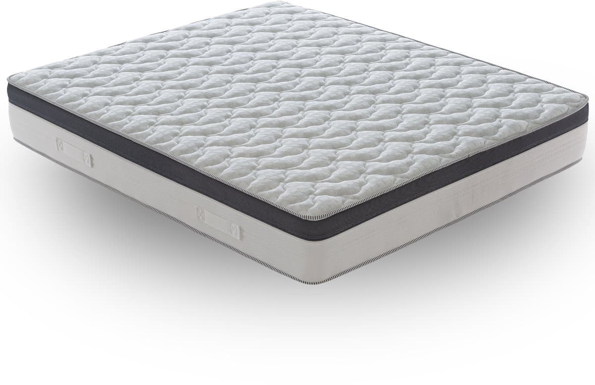 iLoveSleep - Matras POSITANO 180x200 Pocketvering Matras - Dikte 27 cm - Premium Kwaliteit - Ergonomisch - Gemiddeld - 7 cm traagschuim