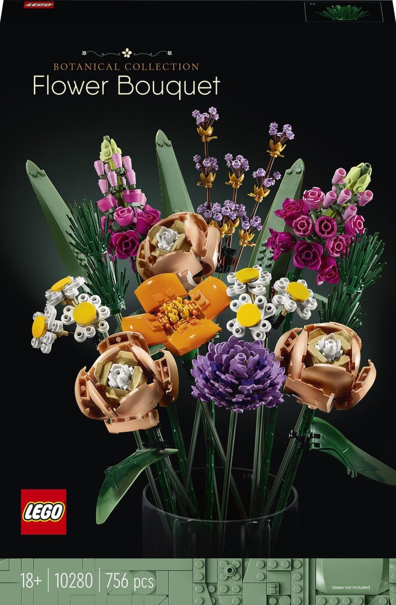 LEGO Botanicals Bloemenboeket Bouwpakket voor Volwassenen - 10280