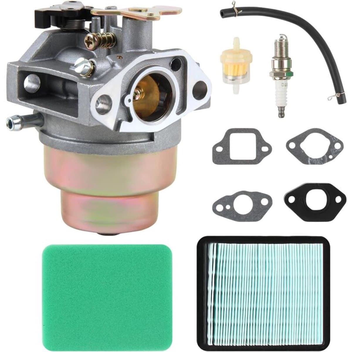 Carburateur geschikt voor Honda GCV160, GCV135, GC160, GCV160-OHC motoren en grasmaaiers; JRISBO GCV 160 grasmaaier carburateurset, inclusief pakking, bougies en luchtfilter.