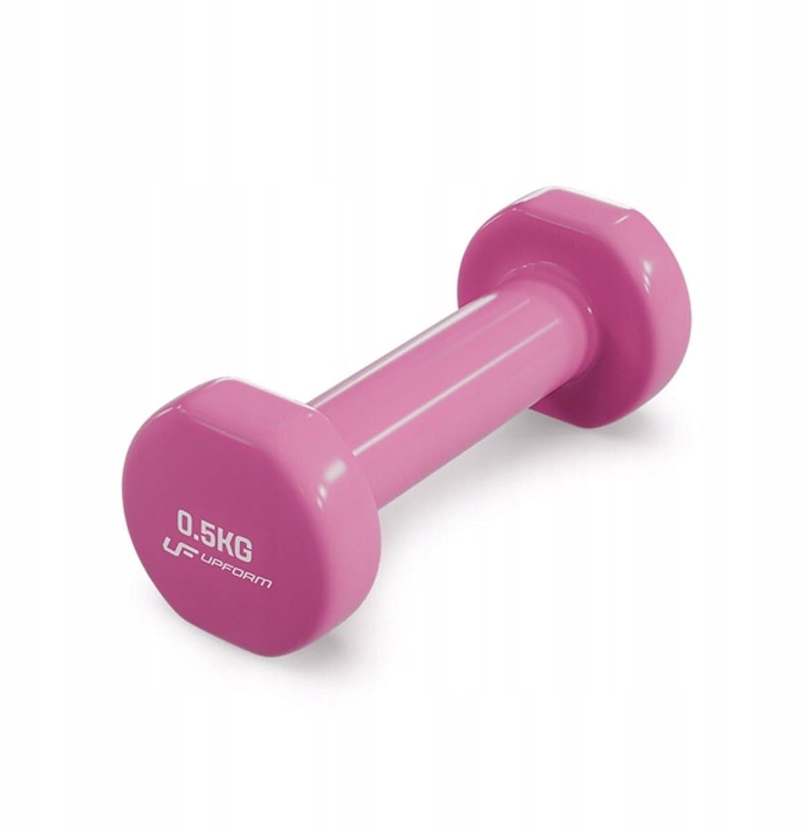 Marbo Sport - Dumbbell UpForm - Dumbbells - Vinyl halter - 0,5 kg - Roze - Voor fitness, aerobics en thuisgym en Home Gym