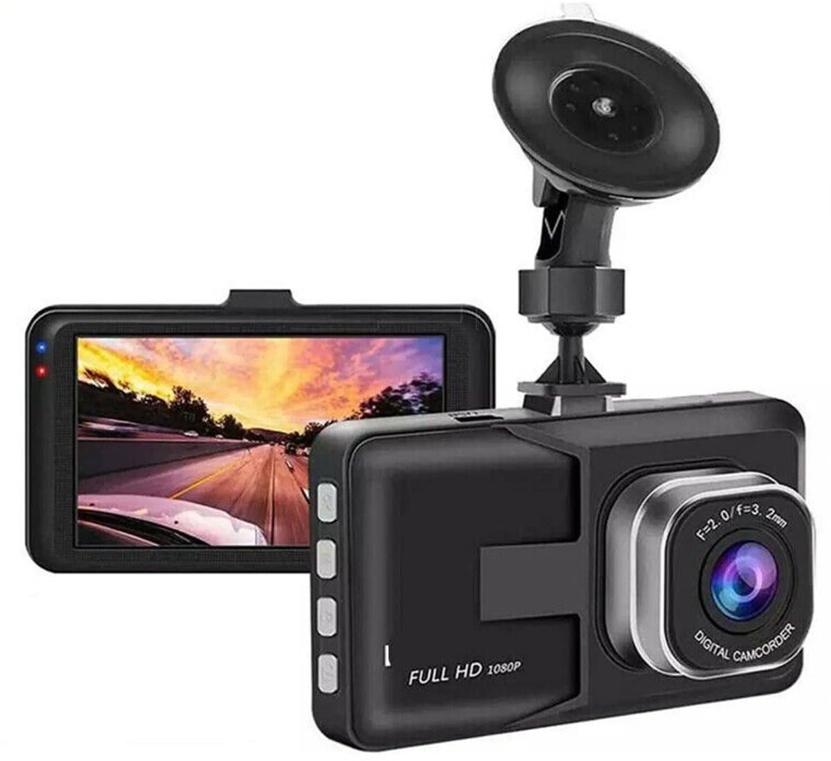 3-inch autodashcam, Full HD 1080P, auto-DVR, verkeersrecorder